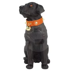 Boxă portabilă wireless Bluetooth tip Labrador, 10W, cu microfon, design decorativ
