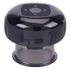 Dispozitiv de masaj cu ventuze Smart Cupping cu vacuum și încălzire, afișaj LED