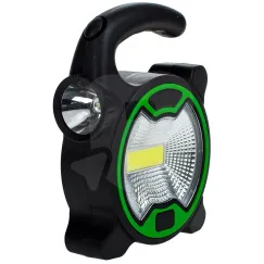 Lanternă reîncărcabilă COB Work Light cu panou solar și USB