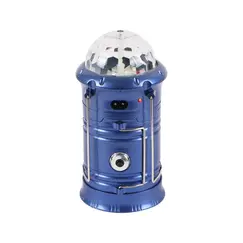 Lanternă pliabilă de camping Magic Cool XF-5801, felinar LED 360°, 6 LED + 1W, acumulator 1200 mAh, reîncărcabilă USB