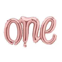 Balon folie forma ONE 66 x 37 cm CON-21