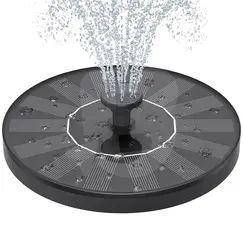 Pompă solară plutitoare pentru fântână și iaz, 1W, 6 duze, 55 cm