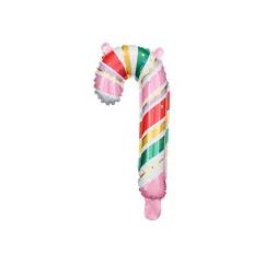 Set 5 baloane din folie metalica forma Bomboana Candy 18.5x35 cm culori mixte