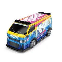 Mașină telecomandată MiniBus City cu lumini LED