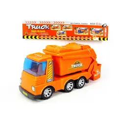 Mașină de Gunoi de Jucărie pentru Copii, Camion de Salubritate Interactiv cu Sistem de Descărcare și Roți Libere