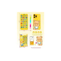 Telefon Mobil Interactiv „Smart Toddler”, Reîncărcabil, cu Touchscreen, Lumini și Sunete