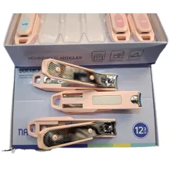 Set 12 Unghiere Mari Profesionale "V9" cu Minipilă Încorporată, Calitate Premium, Sharp and Durable