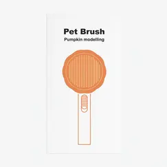 Pet Brush Pumpkin Model – Perie pentru Animale cu Auto-Curățare, Universală pentru Câini și Pisici
