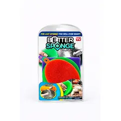 Burete din Silicon Better Sponge, Model Multifuncțional Antibacterian, Set Curățare Vase & Bucătărie, Dimensiune Universală