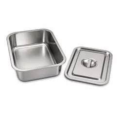 Tavă Gastronorm GN, capac inclus, inox, 35.5 x 26.5 x 10 cm, Uz Profesional HoReCa