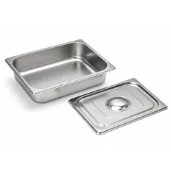Tavă Gastronorm GN, capac inclus, inox, 32.5 x 26.5 x 6.5 cm, Uz Profesional HoReCa