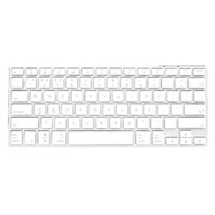 Tastatură Wireless Ergonomică, Model Alb, Conectivitate Fără Fir