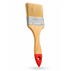 Pensulă Plată pentru Vopsit și Zugrăvit, Mâner Lemn, 5.5 cm