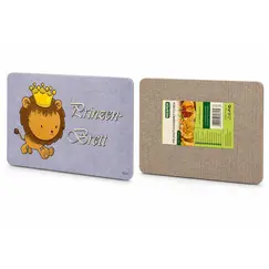 Tocător Leu, Melamină, 23 x 14 cm, Rezistent la Zgârieturi, Multicolor