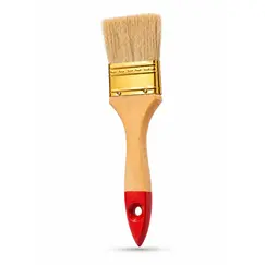 Pensulă Plată Universală pentru Vopsit și Lăcuit, Mâner din Lemn, Lățime 5 cm, Lungime 18.5 cm