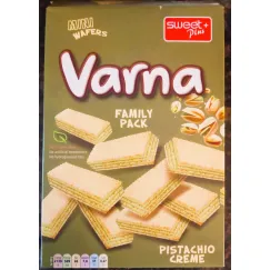 Mini napolitane Sweet Plus Varna cu crema de fistic, 230g