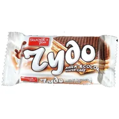 Mini prăjitură tip napolitană Sweet Plus Chudo Milk & Cocoa cu cremă de lapte și cacao, 40g