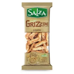 Mini grisine Salza Mini Grizzini Sesame cu făină integrală și susan, 180g