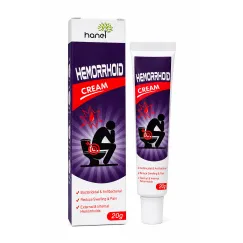 Cremă Antihemoroidală Hanel 20 g pentru Hemoroizi Externi și Interni