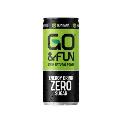 Băutură energizantă naturală Go&Fun Zero, 250ml