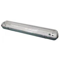Corp de iluminat etanș pentru 2 tuburi LED T8 60 cm IP65
