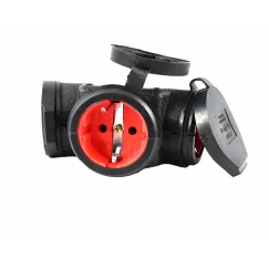 Triplu Ștecher Cauciucat Y-0526, 16A, IP44
