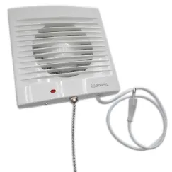 Ventilator de aerisire cu plasă DOSPEL STYL 120 mm WP cu fir și întrerupător șnur