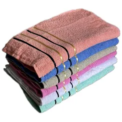Set 6 Prosoape de Baie 70x140 cm, 100% Bumbac