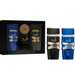 Set Lattafa Asad și Asad Zanzibar, Apă de Parfum, 100 ml, Bărbați