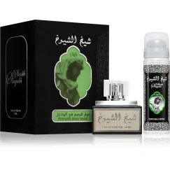 Set masculin Sheikh Al Shuyukh Black, Apă de Parfum 50 ml + Deodorant Spray 50 ml