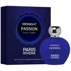 Apă de toaletă Midnight Passion Femme, Paris Riviera, 100 ml