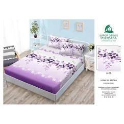 Husă cu Elastic din Finet, Brand Super Design Pucioasa, Model Frunze, 160x200 cm