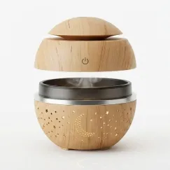 Difuzor de Arome Levitant cu Design din Lemn