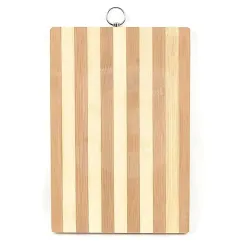 Tocător din Bambus Dreptunghiular Dimensiuni 28x18 cm și Grosime 1.4 cm Lemn Natural Antibacterian