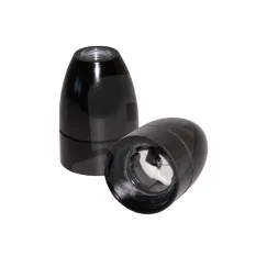 Dulie Ebonită E27, 40 mm, Negru