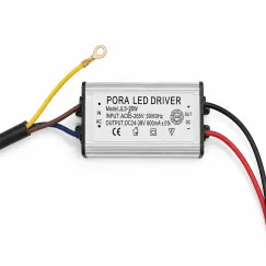 Sursă Alimentare LED 20W, Driver Curent Constant 600mA, Intrare 85-265V, Ieșire DC 24-38V