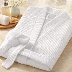 Halat SPA Mărime XL 100% Bumbac, 210 g/m², Alb