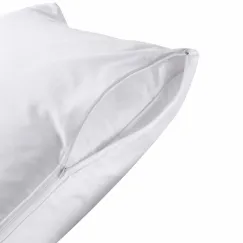 Set 10 Protecții de Pernă Impermeabile, 50x70 cm, Bumbac Frotir, Alb