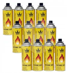 Cartuș Gaz Butan REX 227g, pentru Aragaz de Camping și Arzător