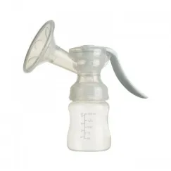 Pompă de sân manuală EASY, cu biberon de 150 ml