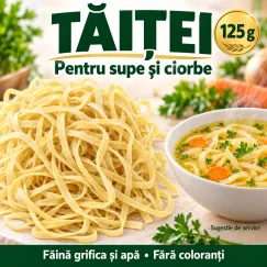 Paste Făinoase Tăiței, 125 g
