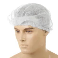 Capeline (Bonete) de Protecție din Material Nețesut pentru Păr, Set 100 bucăți