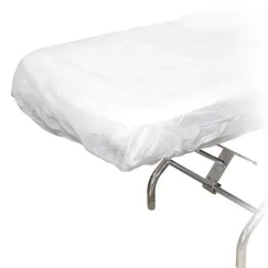 Cearceaf de Pat de Unică Folosință din Material Nețesut cu Elastic la Colțuri, 80 x 220 cm, Set 6 bucăți