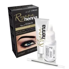 Vopsea cremă pentru sprâncene Henna negru RYANA Polonia - kit profesional pentru uz acasă sau salon