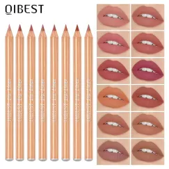 En-gros Set creioane de buze QIBest - contur precis și culori mate intense pentru un zâmbet irezistibil - vânzare en-gros pentru revânzare