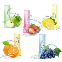 Strugurel de buze cu fructe, 25/set, balsam hidratant aromat