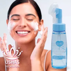 Spumă Demachiantă USHAS Amino Acid Bubble cu Masaj Facial Integrat Cod Produs: USH-HA072