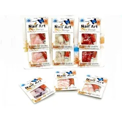 En-gros Unghii false cod R67 set 12 pachetele modele colorate cu lipici inclus - vânzare en-gros pentru revânzare