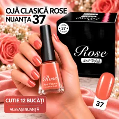 Ojă Clasică Rose - Nuanța 37 - Cutie 12 Bucăți