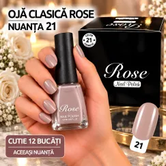 En-gros Ojă clasică Rose 12 ml - Nuanța 21 - Set 12 bucăți - vânzare en-gros pentru revânzare